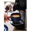 imagevicrays Ceramic Espresso Coffee Cups Set 4 oz Porcelain Espresso Cups with Saucers Spoons and Metal Stand for Tea Cafe Cappuccino Latte  Set of 6  BlueBlue