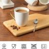 imagevicrays Coffee Mug Set 12 Ounce Ceramic Mug for Men Women Unique Glazed Mugs with Handle for Coffee Tea Milk Cocoa Cereal  Set of 6 BlackWhite with Golden