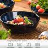 image24Piece Ceramic Dinnerware Set for 6 Ceramic Dinner Plates Salad Plates Bowls Set Coffee Mug Set Microwave Oven and Dishwasher Safe Scratch Resistant Suitable for Home Party Restaurant