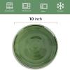 imageVicrays Ceramic 12 Pieces Dinnerware Set  Dinner Plates Salad Plates Cereal Bowls Set Service for 4  Scratch Resistant Microwave Oven Dishwasher Safe  BlueGreen