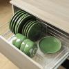 imageVicrays Ceramic 12 Pieces Dinnerware Set  Dinner Plates Salad Plates Cereal Bowls Set Service for 4  Scratch Resistant Microwave Oven Dishwasher Safe  BlueGreen