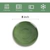 imageVicrays Ceramic 12 Pieces Dinnerware Set  Dinner Plates Salad Plates Cereal Bowls Set Service for 4  Scratch Resistant Microwave Oven Dishwasher Safe  BlueGreen