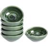 imagevicrays Ceramic Dipping Sauce Bowls  Small Charcuterie Dip Cups Cooking Prep Condiment Oil Dish Mini Tapas Plates for Soy Sushi Salsas Wasabi Appetizer Dessert  Set of 6 BlueGreen