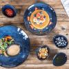 imagevicrays Ceramic Dipping Sauce Bowls  Small Charcuterie Dip Cups Cooking Prep Condiment Oil Dish Mini Tapas Plates for Soy Sushi Salsas Wasabi Appetizer Dessert  Set of 6 BlueBlue