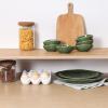 imagevicrays Ceramic Dipping Sauce Bowls  Small Charcuterie Dip Cups Cooking Prep Condiment Oil Dish Mini Tapas Plates for Soy Sushi Salsas Wasabi Appetizer Dessert  Set of 6 BlueGreen