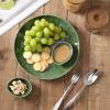 imagevicrays Ceramic Dipping Sauce Bowls  Small Charcuterie Dip Cups Cooking Prep Condiment Oil Dish Mini Tapas Plates for Soy Sushi Salsas Wasabi Appetizer Dessert  Set of 6 BlueGreen