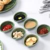 imagevicrays Ceramic Dipping Sauce Bowls  Small Charcuterie Dip Cups Cooking Prep Condiment Oil Dish Mini Tapas Plates for Soy Sushi Salsas Wasabi Appetizer Dessert  Set of 6 BlueGreen