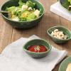 imagevicrays Ceramic Dipping Sauce Bowls  Small Charcuterie Dip Cups Cooking Prep Condiment Oil Dish Mini Tapas Plates for Soy Sushi Salsas Wasabi Appetizer Dessert  Set of 6 BlueGreen