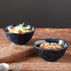 imagevicrays Ceramic Small Dessert Bowls Set  10 oz Set of 6 Microwave Oven and Dishwasher Safe for Rice Ice Cream Soup Snacks Cereal Chili Side Dishes etc Kitchen Bowls SetGreenBlue