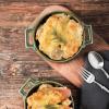 imagevicrays Ceramic Soup Bowls with Handles 24 Oz Porcelain Soup Crocks for French Onion Soup Cereal Beef Stew Chill Pasta Pot Pies Microwave and Oven Safe Set of 4 BlueGreen