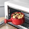 imagevicrays French Onion Soup Bowls With Handles 26 Ounce for Soup Chili Beef Stew Chip Resistant Dishwasher Microwave Safe Set of 4 BlueRed