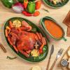 imageVicrays Gravy Boat with Saucer  Large 17oz Ceramic Sauce Boat with Tray Set of 2 for Turkey Salad Dressings Creamer Milk Broth  Thanksgiving Christmas Holiday Serving Dishes  Green