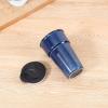 imagevicrays Ceramic Travel Coffee Mug with Lid Insulated Reusable Tall Cup Portable Easy Carrying Coffee Mug for Car Cup Holders Dishwasher Safe 12oz Reactive Glaze Blue