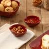 imagevicrays Ceramic Dipping Sauce Bowls  Small Charcuterie Dip Cups Cooking Prep Condiment Oil Dish Mini Tapas Plates for Soy Sushi Salsas Wasabi Appetizer Dessert  Set of 6 Cherry RedCherry Red