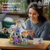 imageSillbird Flowers Unicorn Building Toy Set MOC Floral Animal Collectible Display Model for Home Decor or Office Valentines Day Birthday Gifts Toys for Adults and Kids Age 10 2025 New1472 Pieces