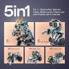 imageSillbird Building Robot Dinosaur Kit with Remote Control Christmas Stem Gifts for Boys Age 812 Build Coding Robotic Toys for Kids Birthday 5 in 1 Buildable Set with 646 Pieces