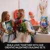 imageSillbird Flower owl Building Sets for Adults Valentines Day Birthday Creative Gift Ideas for Women ampamp Men Home Dcor Display or Centerpieces for Table  Buildable Animals Model Botanical Collection
