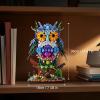 imageSillbird Flower owl Building Sets for Adults Valentines Day Birthday Creative Gift Ideas for Women ampamp Men Home Dcor Display or Centerpieces for Table  Buildable Animals Model Botanical Collection