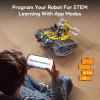 imageSillbird Robot Building Kit with Remote Control Gifts for Kids Boys Ages 813 Coding STEM Robotic Technic Racer Car Toys for Birthday Build 6in1 Model with 631 Pieces6in1 RC Robot