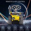 imageSillbird Robot Building Kit with Remote Control STEM Gifts for Boys Age 813 Technic Coding Robotic Toys for Kids Birthday Buildable 5in1 Models with 488 Pieces1yellow