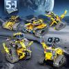 imageSillbird Robot Building Kit with Remote Control STEM Gifts for Boys Age 813 Technic Coding Robotic Toys for Kids Birthday Buildable 5in1 Models with 488 Pieces1yellow