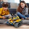 imageSillbird Robot Building Kit with Remote Control STEM Gifts for Boys Age 813 Technic Coding Robotic Toys for Kids Birthday Buildable 5in1 Models with 488 Pieces1yellow