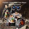 imageSillbird Robot Building Kit with Remote Control STEM Gifts for Boys Age 813 Technic Coding Robotic Toys for Kids Birthday Buildable 5in1 Models with 488 Pieces3orange