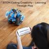 imageSillbird Robot Building Kit with Remote Control STEM Gifts for Boys Age 813 Technic Coding Robotic Toys for Kids Birthday Buildable 5in1 Models with 488 Pieces2blue