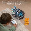imageSillbird Robot Building Kit with Remote Control for Boys Ages 814 STEM Coding Robotics Technic Toy Birthday Creative Gifts for Kids Buildable 5in1 Models with 435 PiecesBlue