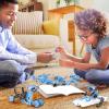 imageSillbird STEM 12in1 Solar Robot Toys for Ages 813 Solar and Cell Powered Dual Drive Motor DIY Building Science Educational Kit Gift for Kids 8 9 10 11 12 13 Years OldBlue