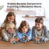 imageSillbird STEM 12in1 Solar Robot Toys for Ages 813 Solar and Cell Powered Dual Drive Motor DIY Building Science Educational Kit Gift for Kids 8 9 10 11 12 13 Years Old12in1grey