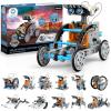 imageSillbird STEM 12in1 Solar Robot Toys for Ages 813 Solar and Cell Powered Dual Drive Motor DIY Building Science Educational Kit Gift for Kids 8 9 10 11 12 13 Years Old12in1grey