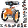 imageSillbird STEM 15in1 Solar Robots Toys for Boys Age 813 Solar or Battery Dual Power Drive DIY Building Science Education Kits Birthday Gifts for Boys and Girls Aged 8 9 10 11 12 13 14 Years Old