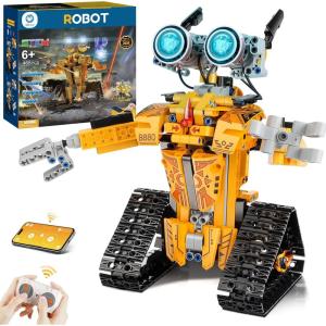 imageSillbird Robot STEM Projects for Kids Ages 812 Remote APPControlled Robot Building Toys Halloween Christmas Birthday Gifts for Teens Boys Girls Age 8 9 10 11 13 14 468 Pieces