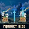 imageSillbird BOTW Glowing Master Sword Building Blocks Set TOTK Decorations with Dragon for Link Fans Birthday Toys Gifts for Kids Boys Girls Ages 812 Year Old 677pcs