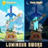 imageSillbird BOTW Glowing Master Sword Building Blocks Set TOTK Decorations with Dragon for Link Fans Birthday Toys Gifts for Kids Boys Girls Ages 812 Year Old 677pcs