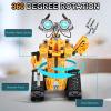 imageSillbird Robot Building Kit with Remote Control STEM Gifts for Boys Age 812 Technic Buildable Coding Robotic Set Birthday Toys for Kids Teens 468 PiecesYellow