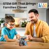 imageSillbird Solar Building Robot Kit STEM Gift for Boys Aged 812 DIY 15in1 Science Educational Toys for Kids Birthday Solar or Battery Powered Robotic Set with 212 PiecesGrayorange