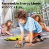 imageSillbird Solar Building Robot Kit STEM Gift for Boys Aged 812 DIY 15in1 Science Educational Toys for Kids Birthday Solar or Battery Powered Robotic Set with 212 PiecesOrangeblue