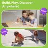 imageSillbird Solar Robot Building Kit STEM Gift for Boys Aged 812 12in1 DIY Science Educational Robotic Toys for Kids Teens Birthday Powered by The Sun with 190 PiecesPurplegreen