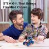imageSillbird Solar Robot Building Kit STEM Gift for Boys Aged 812 12in1 DIY Science Educational Robotic Toys for Kids Teens Birthday Powered by The Sun with 190 PiecesBluered