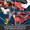 imageSillbird Transforming Robot Building Kit 3in1 Robotics Dinosaur Collectible Display Model Set for Adults Gifts Toys for Men Boys1128 Pieces2 in 1