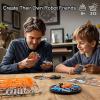 imageSillbird Bundle  2 Items 15in1 and 12in1 STEM Education Solar Robot Toys Solar or Battery Dual Power Drive DIY Building Science Kits
