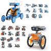 imageSillbird Bundle  2 Items 15in1 and 12in1 STEM Education Solar Robot Toys Solar or Battery Dual Power Drive DIY Building Science Kits