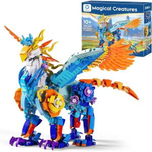 imageSillbird Magical Creatures Building Set for Kids Age 10 and Adults Buildable Flower Animal Toy for Home Decor Birthday Gift Idea for Boys Girls Teens and Adults 1212 Pieces