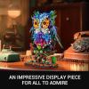 imageSillbird Flower Owl Building Sets for Adults Halloween Creative Gift Ideas for Women Men Mom Her