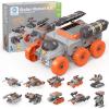 imageSillbird Solar Robot Building Kit STEM Gift for Boys Ages 814 10in1 DIY Educational Science Set for Kids Birthday Sun Powered Space Robotics Toys with 112PCSGray
