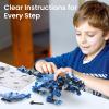 image:imageBundle  2 Items Sillbird Solar Robot Toys amp Dragon Building Kit with Remote Control Christmas Stem Gifts for Kids Boys Ages 812 Technic Buildable Coding Toys