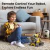 image:imageBundle  2 Items Sillbird Solar Robot Toys amp Robot Building Kit with Remote Control for Boys Ages 814 Christmas STEM Robotics Technic Toy Coding Gift for Kids