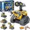 image:imageSillbird Bundle  2 Items Robot Building Kit with Remote Control amp Solar Robotic Toys Christmas STEM Gift for Boys Aged 814 Coding Technic Creative Gifts for Kids Teens